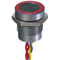 APEM Components Illuminated Through Hole Piezo Switch, , IP68, 200 mA@ 24 Vac/dc, -40 to +75degC