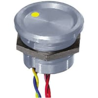 APEM Components Illuminated Wire Lead Piezo Switch, , IP68, 200 mA@ 24 Vac/dc, NO, -40to+75degC