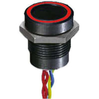 APEM Components Illuminated Flying Lead Piezo Switch, , IP68, 200 mA@ 24 Vac/dc, NO, -40 to +75C