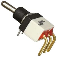 APEM Components Toggle Switch SP On-On, 0.4 A@ 20 V, PCB