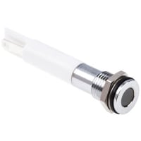 APEM Components 8mm flush hyper bright LED, white 110Vac