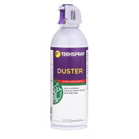 TechSpray Ultra Pure Duster, Cleaner, Aerosol, 15 oz(0.43kg), Non-Flammable, 1671 Series