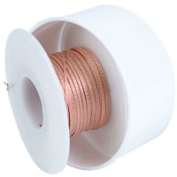 TechSpray Braid, Desoldering; Pure Rosin; 100 ft.; Non-Ionic Flux Mixture (lt 5%); Flux