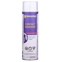 TechSpray Contact Adhesive, 12 oz, Aerosol, Multi-Purpose Adhesive Spray, Fast Tack, Flexable