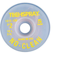 TechSpray Braid; Desoldering;No-Clean Yellow #2 Braid