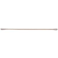 TechSpray Swab;Dry;Dbl-Tip;Cotton;Tip ;Hnd-L 6";Wood;100 Swabs