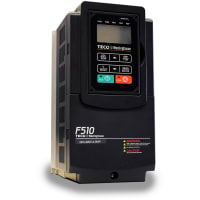 Teco Westinghouse VFD Drive, 3-Ph 460V In, 460V 3-Ph Out, Dynamic Braking Transistor, 6DI/3DO/2AI/2AO