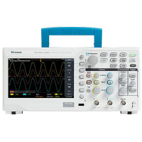 Tektronix Digital Storage Oscilloscope, 70mhz, 2 ch, 1GS/s, 7" TFT Display