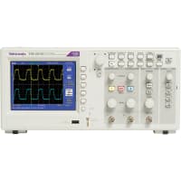 Tektronix Oscilloscope, Digital, 100 MHz, 2 Channels, 2 GS/s, Color Display, USB Port