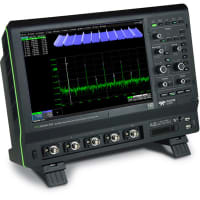 Teledyne LeCroy 350 MHz, 2.5 GS/s (10 GS/s with ESR), 4+16 Ch, 12.5 Mpts/Ch, 12-bit HD Oscillosc