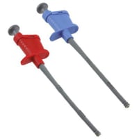 Teledyne LeCroy Banana Hook Clips, (1 red and 1 blue)