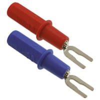 Teledyne LeCroy Banana Spade Terminals, (1 red and 1 blue)