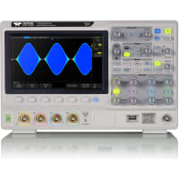 Teledyne LeCroy Oscilloscope, 200MHz, 1GS/s per Ch 2Ch, 70Mpts/Ch, 8" Color Display