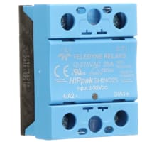 Teledyne Relays Relay, 12 to 275 VAC (Load), Solid State, 25 A, 350 A (Max.), -55 C, , SH Series