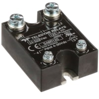 Teledyne Relays Relay, SSR, Control, Cur-Rtg 25A, Ctrl-V 30DC, Vol-Rtg 520V, Screw, UL, S Series