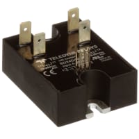 Teledyne Relays Relay, SSR, Control, Cur-Rtg 40A, Ctrl-V 30DC, Vol-Rtg 280V, Pnl-Mnt, Faston, UL