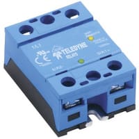 Teledyne Relays Relay, 12 to 275 VAC, Solid State, 50 A, 720 A (Max.) Panel Mount, 