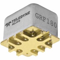 Teledyne Relays Relay, Broadband, DPDT, 0.02 pF (Typ.) (Interconnect), 12.0 VDC (Nom.), TO-5