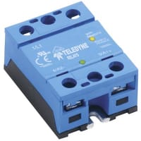 Teledyne Relays Relay, 12 to 275 VAC (Load), Solid State, 25 A, 350 A (Max.), -55 C, 