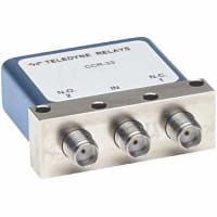 Teledyne Relays Switch, SPDT, SMA, 18 GHz, Female, 12 VDC @ 20 C, 140 mA, 10 ms (Max.)