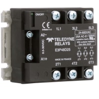 Teledyne Relays Relay 600 VAC Solid State 25 A 230 A Panel Mount -40 ° C +100 ° C