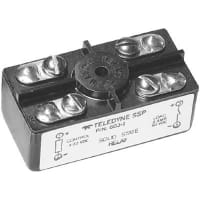 Teledyne Relays Relay, 50 VDC, Solid State, 2, Panel Mount, 1500 VAC, -40 C, 80 C, 10 C/W