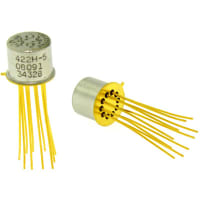 Teledyne Relays Relay;E-Mech;Freq (RF);DPDT;Cur-Rtg 1A;Ctrl-V 26.5DC;Vol-Rtg 28DC;PCB Mnt;10 Pin