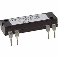 Teledyne Relays Module, Input, Digital, 3.8 to 16, Sup-V 250VAC, 16mA Cur-In, C76 Series Series