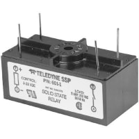 Teledyne Relays Relay, 32 VAC, Solid State, 5 A (RMS), 1000, Panel Mount, 1500 VAC, -40 C, 1