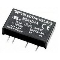 Teledyne Relays Relay;SSR;Control;Cur-Rtg 4A;Ctrl-V 10DC;Vol-Rtg 280AC;PCB Mnt;Solder;4 Pin