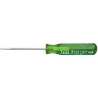 Apex Tool Group Mfr. Xcelite, Screwdriver, Chrome Vanadium Steel, Round Blade