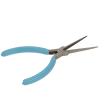 Apex Tool Group Mfr. Xcelite, Pliers, 6 In. Long Needle Nose Smooth Jaws, Green Cushion Grips