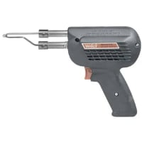 Apex Tool Group Mfr. Soldering Gun, Dual-Heat, 300W/200W, 120V, 900/1100 degF, Copper Tip, Thermoplastic