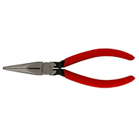 Apex Tool Group Mfr. Xcelite, 6 In Needle Nose Plier With Red Cushion Grip Handles