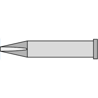 Apex Tool Group Mfr. Weller, Tip, Chisel, Xta, 1.6x0.7 Mm, For Wp120