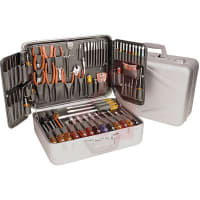 Apex Tool Group Mfr. Xcelite, Tool Kit, Aluminum Attach, 86 Tools, 17.625X12.625X7.875 In