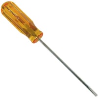 Apex Tool Group Mfr. Xcelite, Screwdriver, Chrome Vanadium Steel, Round Blade