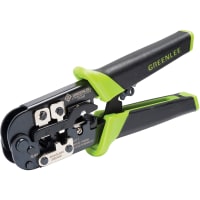 Tempo Communications All-In-One UTP Snagless Crimper, For Round or Flat Cable, Modular Plug, Manual