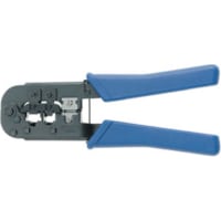 Tempo Communications Crimper, Coaxial, Modular Plug, Wire Cutter/Stripper, 28-22 AWG