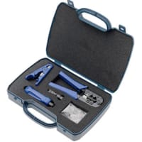 Tempo Communications Complete Network Tool Kit, Cable Stripper, Modular Crimper, Punchdown Tool & Case