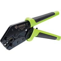 Tempo Communications Crimper, 22-10 AWG, Insulated Crimp Terminals, Replaceable Die 20 & 35, 8000 Series