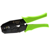 Tempo Communications Crimper, Lug, 22-10 AWG, Insulated Crimp Terminals, Manual, Replaceable Dies 20 & 35