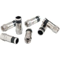 Tempo Communications Connector, compression, RG 6; CATV F 50 Ohm