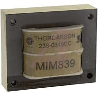 Thordarson Transformer, Power, Bobbin, 1, Freq 50/60Hz, Pri 115/230VAC, Sec 6.3/12.6VAC