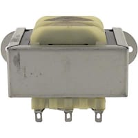 Thordarson Transformer, Power, Bobbin, 1, Freq 50/60Hz, Pri 115/230VAC, Sec 28 (CT)VAC