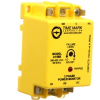 Time Mark Corporation Monitor Relay, 3-Phase, SPDT, DIN Rail, 480VAC, Phase Reversal, 158 Series