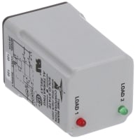 Time Mark Corporation Relay, SSR, Alternating, Cur-Rtg 10A, Ctrl-V 120AC/DC, Vol-Rtg 120AC, Socket Mnt, 8 Pin