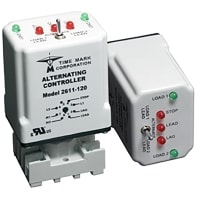 Time Mark Corporation Alternating Relay Controller, SPST, 8 Pin, LED, 2611-Series