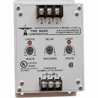 Time Mark Corporation Phase Monitoring Relay, 480VAC, SPDT, 10A/240VAC, Screw Terminalinal, 269 Series