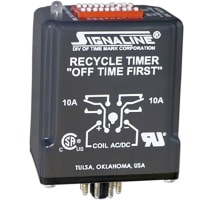 Time Mark Corporation Time Delay Relays DPDT Flasher 1 Min. to 1023 Min. 240 VAC at 10 A 368 Series